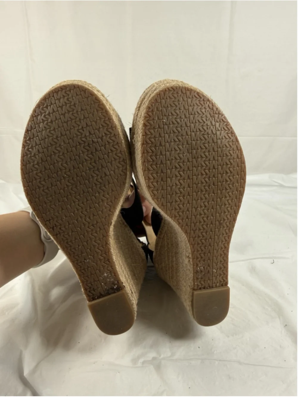 Michael Kors Damita Black Wedge - size 6M